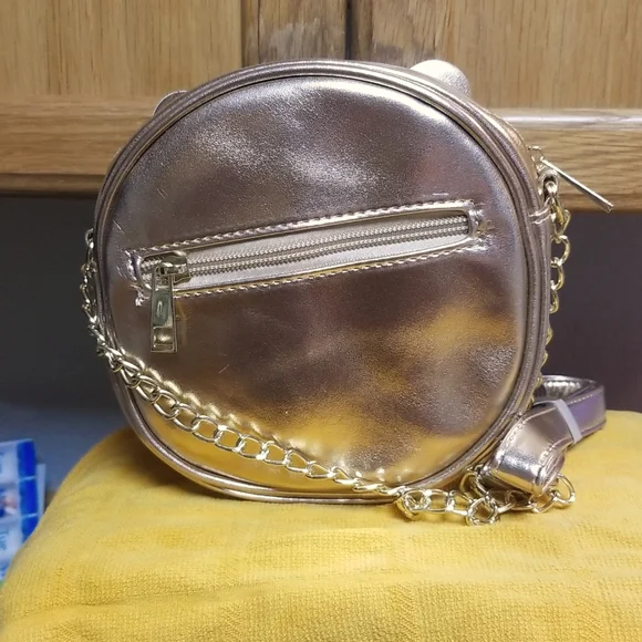Olivia Miller Owl Crossbody Bag, Metallic NWOT - Picture 3 of 4